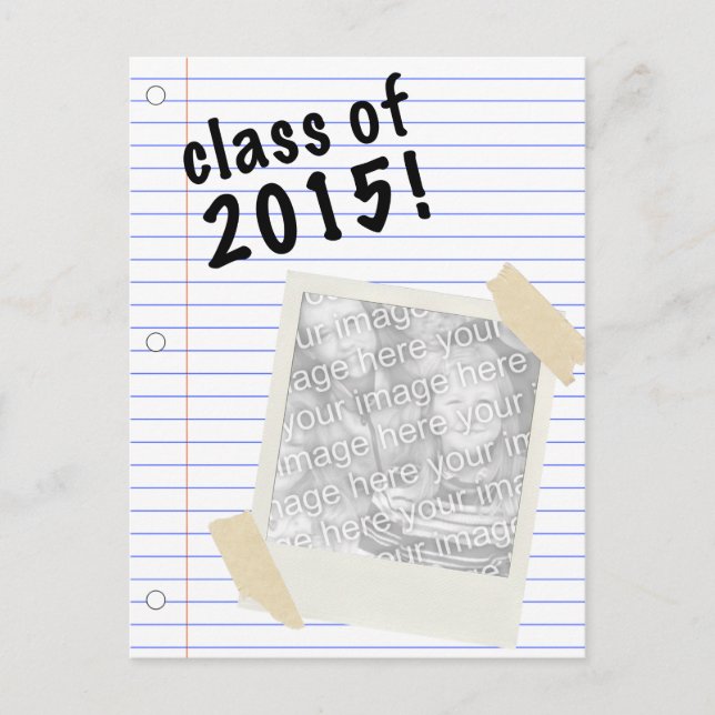 Carte Postale classe de 2015 (Devant)