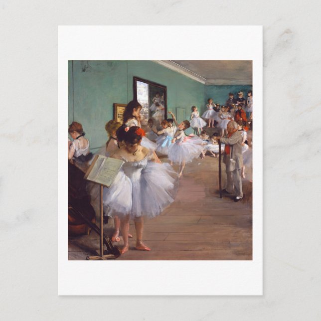 Carte Postale Classe De Danse, Edgar Degas (Devant)
