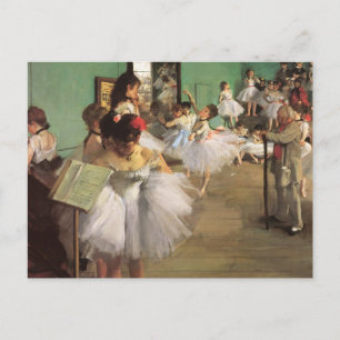 Carte Postale Classe de danse par degrés, Ballet d'impressionnis