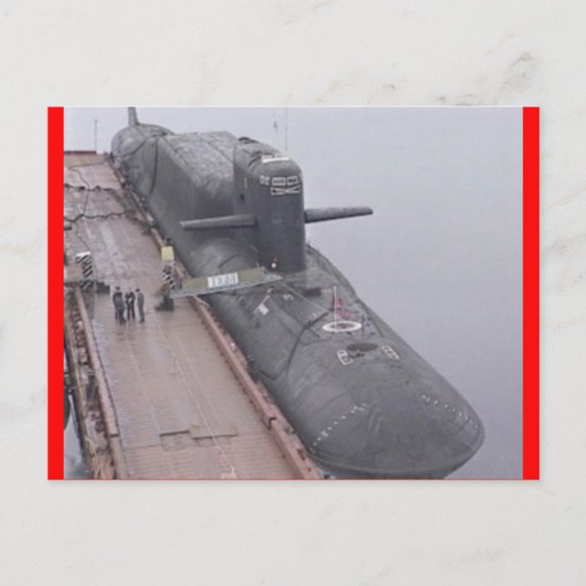 CARTE POSTALE CLASSE DELTA SOUS-MARINE RUSSE (Devant)
