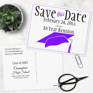 Carte Postale Classe Réunion Enregistrer La Date Plafond De Grad