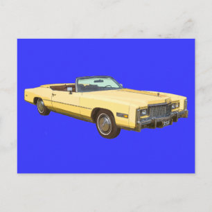 Carte Postale Classic 1975 Cadillac Eldorado Convertible