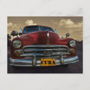 Carte Postale Classic American Car à Vinales, Cuba