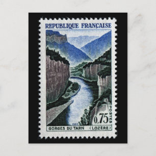 Carte Postale Classic Engraved Stamp