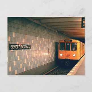Carte Postale Classic métro @Senefelderplatz
