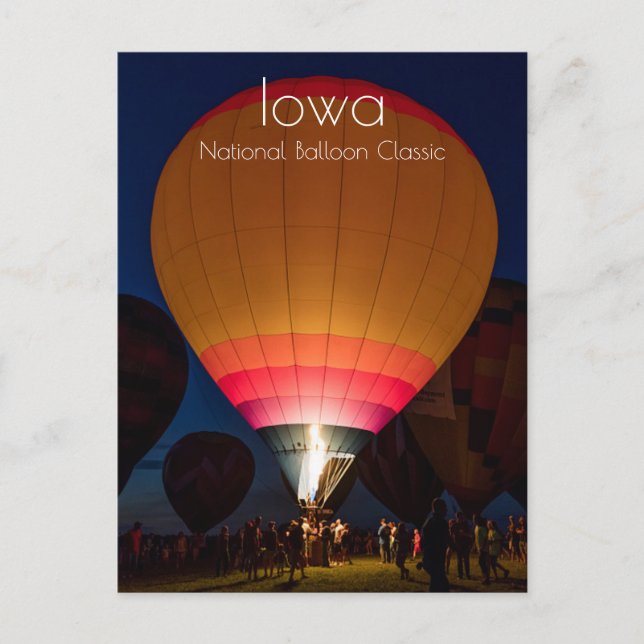 Carte Postale Classic National Balloon (Devant)