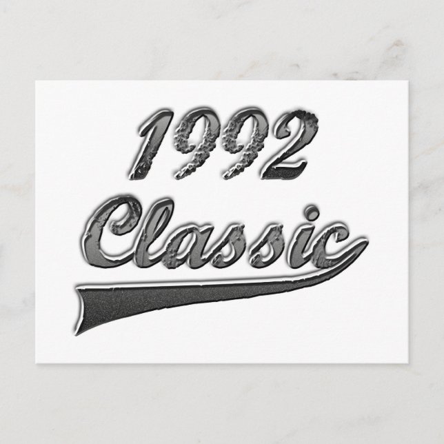 Carte Postale Classique 1992 (Devant)