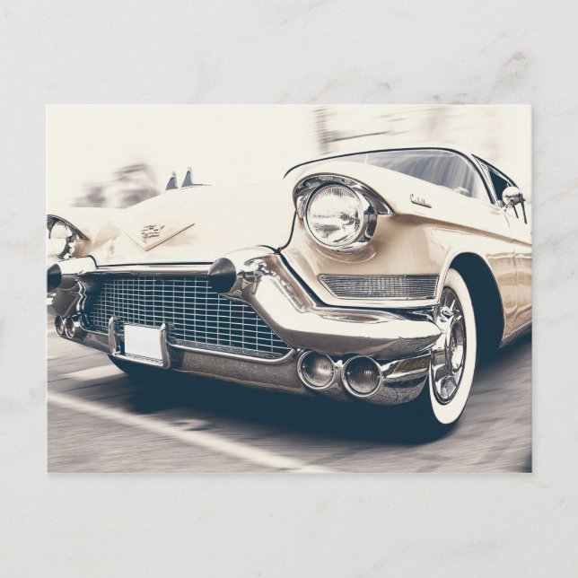 Carte Postale Classique Américain Cadillac (Devant)