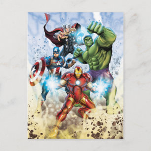 Carte Postale Classique Avengers   Avengers Prêts À Attaquer