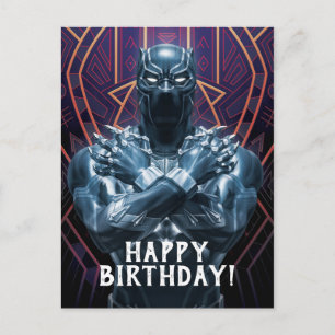 Carte Postale Classique Avengers   Black Panther Salute