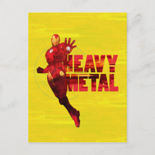 Carte Postale Classique Avengers   Iron Man "Heavy Metal"