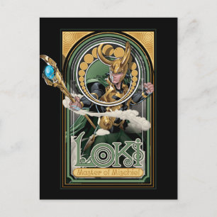 Carte Postale Classique Avengers   Loki : Maître du mal