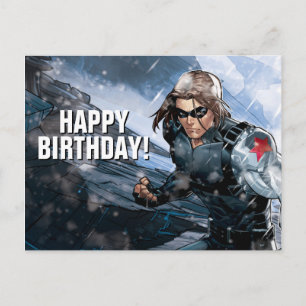 Carte Postale Classique Avengers   Soldat d'hiver en neige