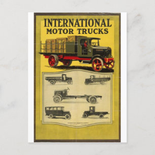 Carte postale classique de l'affiche publicitaire