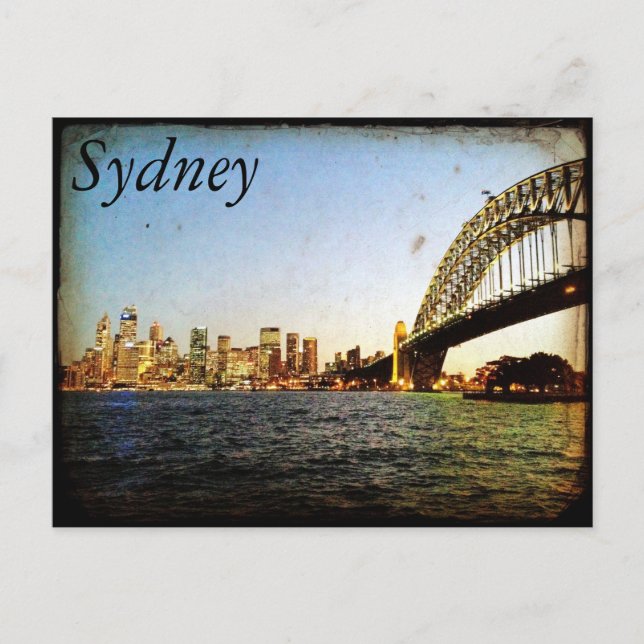 Carte Postale classique de sydney bridge (Devant)