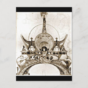 Carte postale classique/Vintage-Alphonse Mucha 63