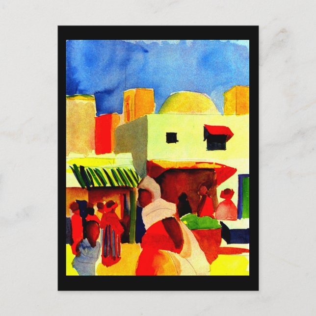 Carte postale classique/Vintage-août Macke 15 (Devant)