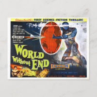 Carte postale classique World without End SF Movie