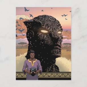 Carte Postale Classiques Avengers   T'Challa en tant que Black P