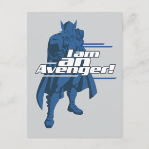 Carte Postale Classiques Avengers Thor "Je Suis" Graphique