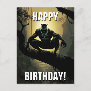 Carte Postale Classiques des Avengers   Black Panther dans l'arb