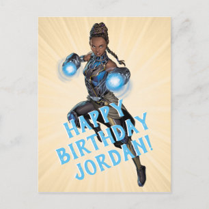Carte Postale Classiques des Avengers   Shuri Saut avec gantelet