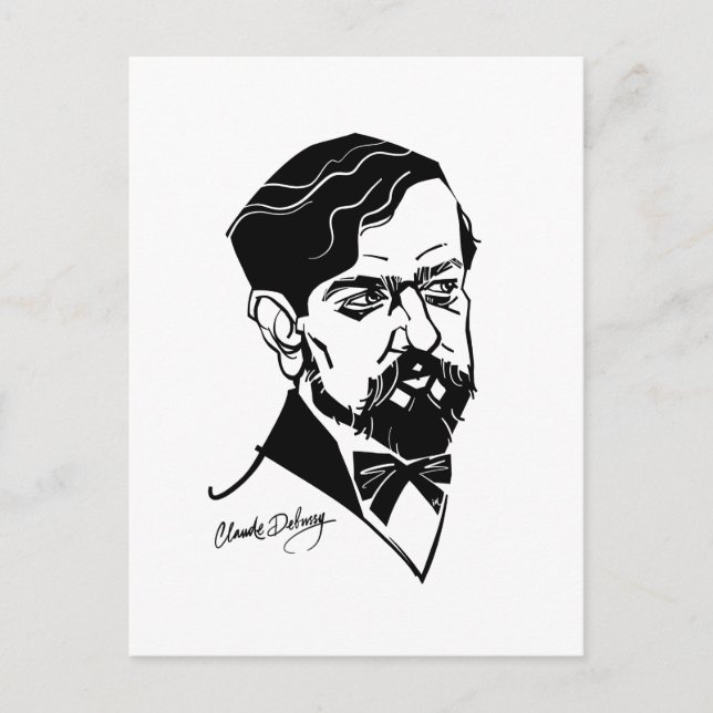 Carte Postale Claude Debussy (Devant)