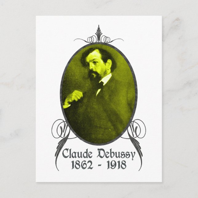 Carte Postale Claude Debussy (Devant)