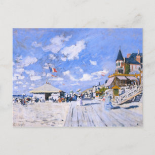 Carte Postale Claude Monet : À la plage de Trouville