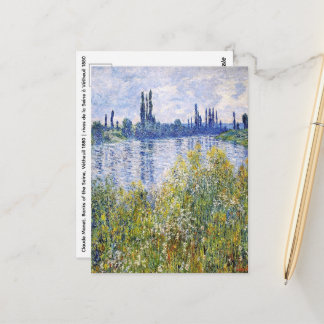 Carte Postale Claude Monet. Banks of the Seine, Vétheuil