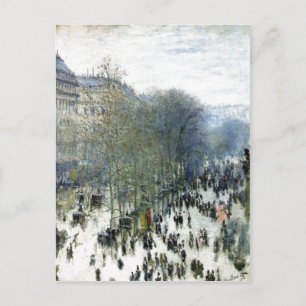 Carte Postale Claude Monet, Boulevard des Capucines, 1873 Huile 