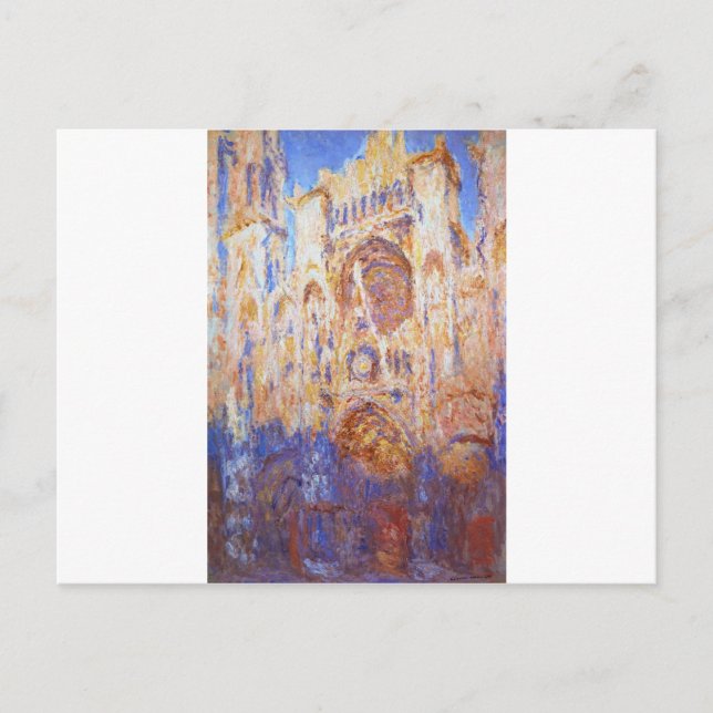 Carte Postale Claude Monet - Cathédrale de Rouen (Devant)
