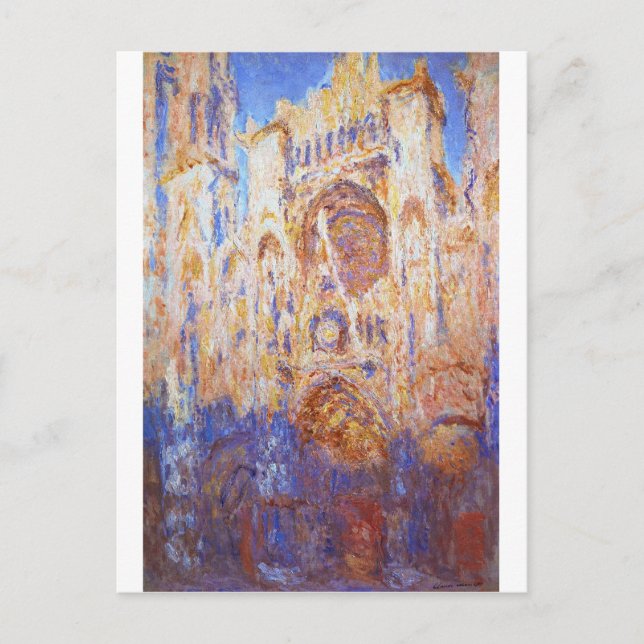 Carte Postale Claude Monet - Cathédrale de Rouen (Devant)