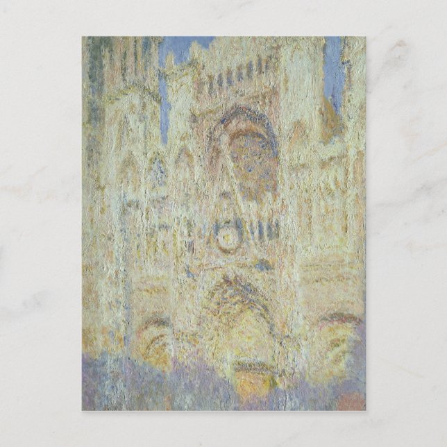 Carte Postale Claude Monet | Cathédrale de Rouen au coucher du s (Devant)