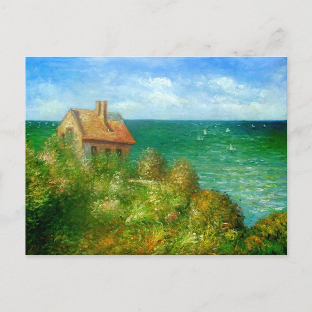Carte Postale Claude Monet : Chalet De Pêcheurs À Varengeville (Devant)