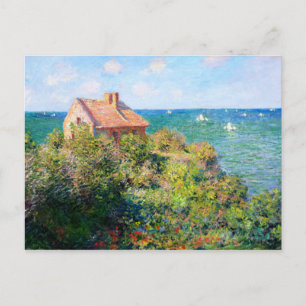Carte Postale Claude Monet : Chalet de pêcheurs à Varengeville