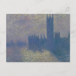 Carte Postale Claude Monet   Chambres du Parlement, Stormy Sky