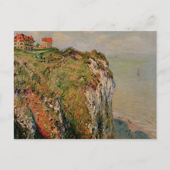 Carte Postale Claude Monet | Cliff à Dieppe, 1882 (Devant)