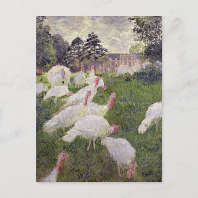 Carte Postale Claude Monet | Déchets au Château de Rottembourg (Devant)