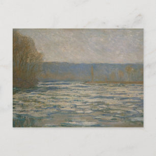 Carte Postale Claude Monet - Disparition de glace sur la Seine