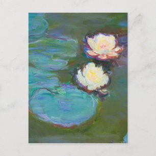 Carte Postale Claude Monet Impressionniste L'Eau Lillies Nymphea