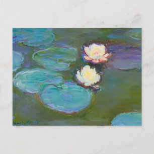 Carte postale Claude Monet Impressionniste Water L