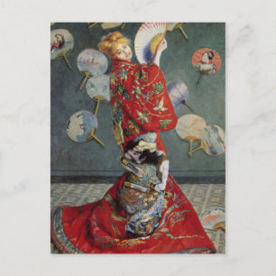 Carte Postale Claude Monet Japonais Kimono