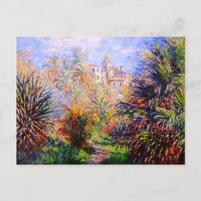 Carte Postale Claude Monet : Jardins de la Villa Moreno Bordighe (Devant)