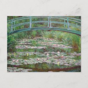 Carte Postale Claude Monet - La passerelle japonaise