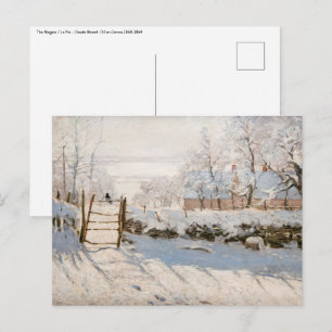 Carte Postale Claude Monet - La Pie