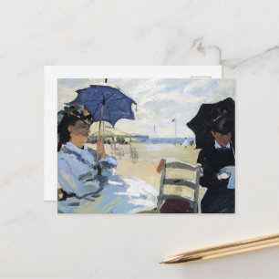 Carte Postale Claude Monet - La Plage à Trouville,