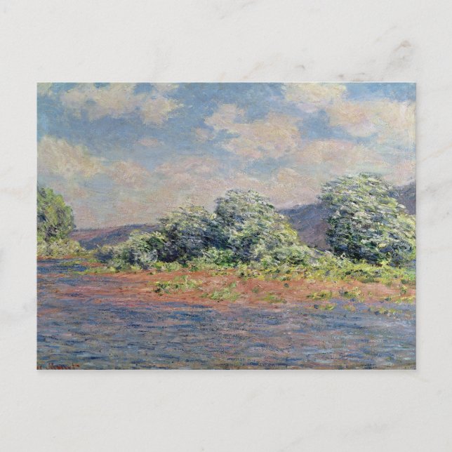 Carte Postale Claude Monet | la Seine au Port-Villez, c.1890 (Devant)