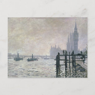 Carte Postale Claude Monet   La Tamise sous Westminster