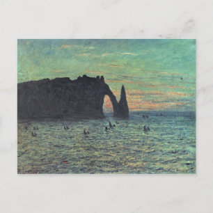 Carte Postale Claude Monet L'aiguilles creux à Etretat, 1883